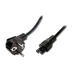 Câble alimentation tripolaire pour chargeur d'ordinateur portable 2m