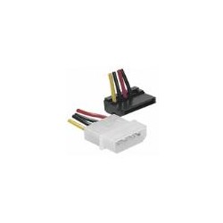 Adaptateur d alimentation Molex vers SATA Coudé - 15 cm