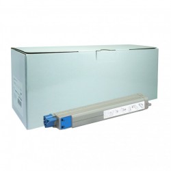 OKI C9600 CY - Toner Remanufacturée équivalente à OKI 42918915 - Cyan