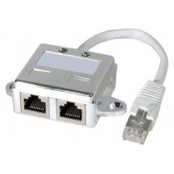 DOUBLEUR DE PORT RJ45 BLINDE
