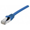 Cordon RJ45 catégorie 6A F/UTP LSOH snagless bleu - 7,5 m