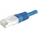 Cordon RJ45 catégorie 6 S/FTP bleu - 10 m