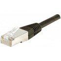 Cordon RJ45 catégorie 6 S/FTP noir - 10 m