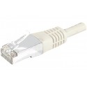 Cordon RJ45 catégorie 6 S/FTP gris - 15 m