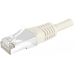 Cordon RJ45 catégorie 6 S/FTP gris - 50 m