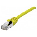 DEXLAN Cordon RJ45 catégorie 6A S/FTP LSOH snagless jaune - 1 m
