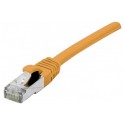 DEXLAN Cordon RJ45 catégorie 6A S/FTP LSOH snagless orange - 0,3 m