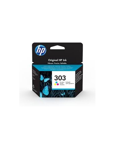 HP 303 Cartouche d'encre Authentique trois couleurs (T6N01AE)
