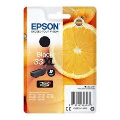 Epson 33XL Orange Noir, Cartouche d'encre d'origine XL Haute capacité