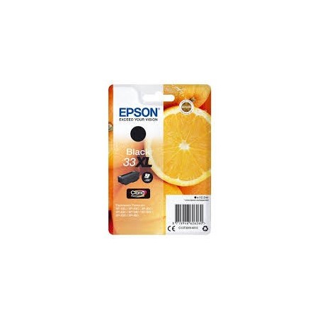Epson 33XL Orange Noir, Cartouche d'encre d'origine XL Haute capacité