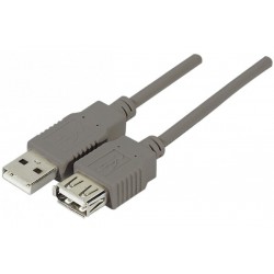 Rallonge usb 2.0 eco a a m/f 1m