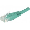 CORDON PATCH RJ45 U/UTP CAT5e Vert - 1 M