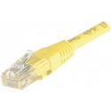 Cordon RJ45 catégorie 6 U/UTP jaune - 15 m