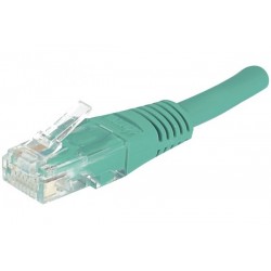 CORDON PATCH RJ45 U/UTP CAT6 Vert - 3 M