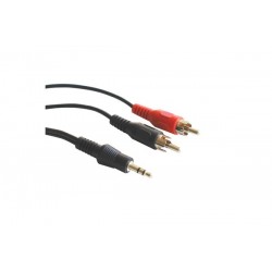 Cordon Audio 1 stéréo/2 RCA - 1,50 m